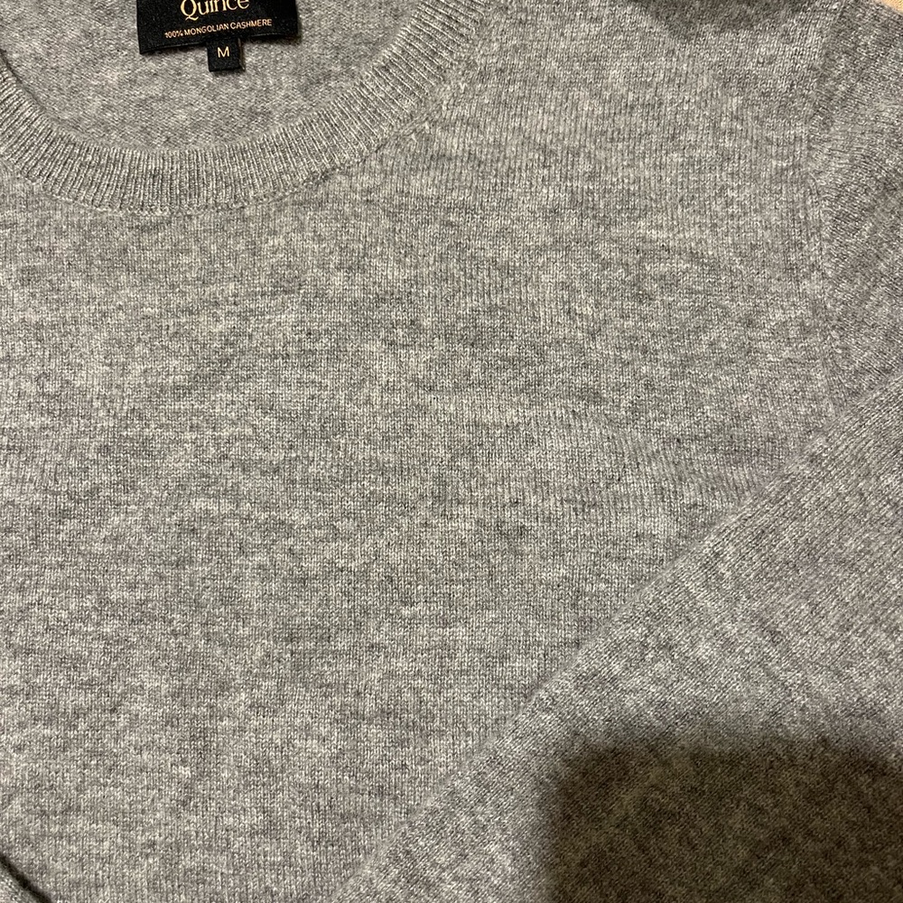 Quince Mongolian Cashmere Crew Neck Sweater - Picture 6 of 7